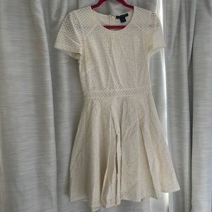 Cream French connection dress